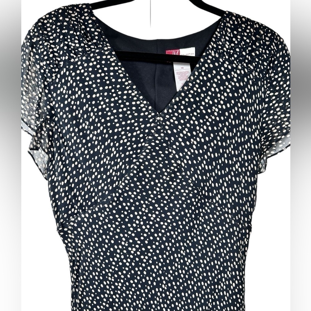 Beth Dutton-style maxi dress, 10, v-neck, ruffle sleeves, fitted Sexy Western - Picture 4 of 11
